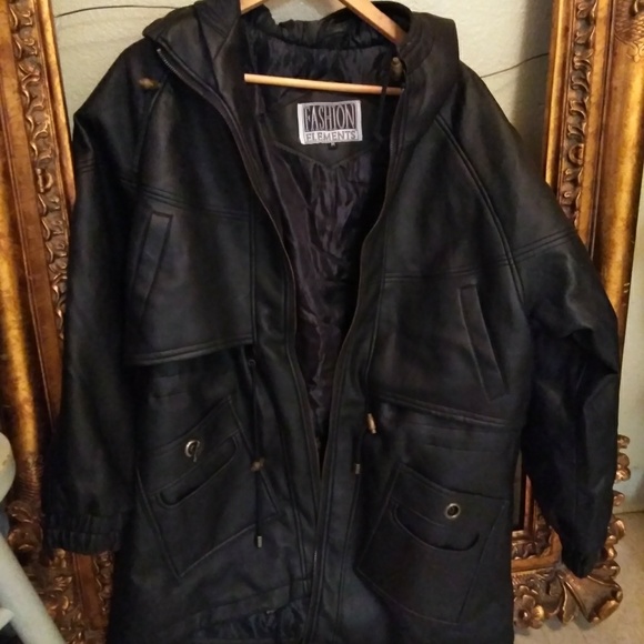 fashion elements leather jacket